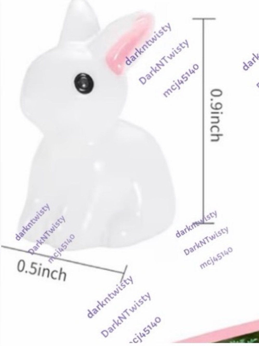 Bundles Only, GREAT ADD ON, NWOT Set of 10 mini resin bunnies.